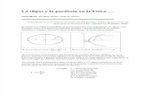 La elipse y la parábola en la Física