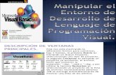 Manipular el entorno de desarrollo de lenguaje de programación visual