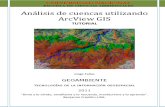 Análisis de cuencas utilizando ArcView GIS tutorial 3 nov_2011