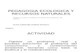 Pedagogia Ecologica y Recursos Naturales