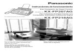 Fax Panasonic FP207AG OM Spanish