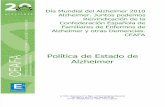 Política de Estado de Alzheimer. CEAFA
