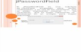 j Password Field