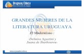 Grandes Mujeres de La Literatura Uruguaya- El Modernismo
