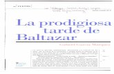 La Prodigiosa Tarde de Baltazar -- Garcia Marquez