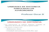 Unidades de Distancia Usadas en Astronomia