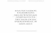 Enunciados Examenes Selectividad Tecnologia Industrial II Andalucia 2003-2013