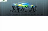 Dr.jaime Alberto Restrepo Manotas-Nuevo Enfoque Del Politrauma, Que Hay de Nuevo