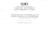 CEPAL - Estadisticas Economica de Argentina. Precios, Salarios y Empleo -1983