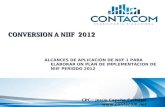 Conversion a Niif Empresas 2012