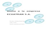 Visita a La Empresa ECUATRAN 1