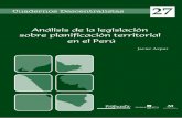 GPC - Análisis de la legislación sobre planificación territorial en el Perú