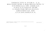 Directiva Liquidacion y Transferencia de Obras