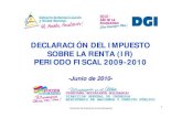 Seminario Declaración del impuesto sobre la renta (IR) en Nicaragua para el año fiscal 2009-2010