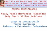 CARACTERIZACIÓN DE LA PRÁCTICA EDUCATIVA DE LOS DOCENTES OICIALES EN EL DISTRITO DE BARRANQUILLA