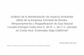 110329 Analisis de La Manifestación de Impacto Ambiental de Energia Costa Azul de Sempra Energy en Ensenada