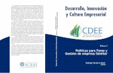 Políticas para Pyme y gestión de empresa familiar: volumen 3. Desarrollo, Innovación y Cultura Empresarial