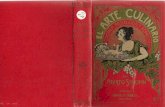 El Arte Culinario, libro antiguo Tratado Práctico y Completo de Cocina, Pastelería y Repostería