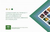 Condiciones de trabajo y gestión preventiva en las empresas de gestión de RSU Andalucía