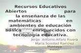 Recursos educativos abiertos para la enseñanza de las matemáticas en ambientes de educación básica enriquecidos con tecnología educativa