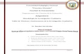 Informe Final Investigación Cualitativa sobre la Reprobación en Química General II en la UPNFM Honduras 2011