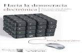 Hacia la democracia electrónica. Tres ensayos sobre la política y el Internet en México, Irving Reynoso Jaime