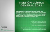 II Sesión Clínica 2012. Area Sanitaria este de Málaga-Axarquía. Sesion Hospitalaria Infarto Renal Completa