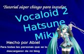 Tutorial VOCALOID 2 Hatsune Miku