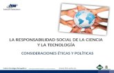 Responsabilidad Social Dfe La Ciencia y La Tecnologia (ITM Institucion Universitaria)
