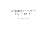 FORMULACIÓN DE PROBLEMAS1