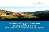 Sindicato Campesino vs Indigenas Leco Lorenza Fontana