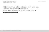 Manual Home Cinema Sony BDV-N790W