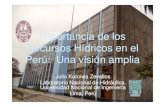 Importancia de Los Recursos Hidricos Continentales en El Peru