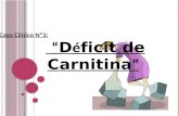 Deficit de Carnitina