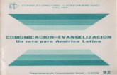 Celam - Comunicacion y Evangelizacion Un Reto Para America Latina
