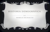 Historia Demográfica morelia