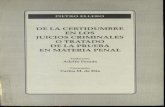 Tratado de La Prueba en Material Penal - Pietro Ellero