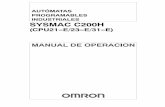 C200H-CPU21 Manual Operacion