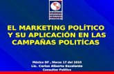el marketing politico y su aplicación en las campañas politicas
