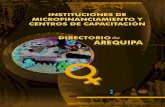 Arequipa: Directorio de Instituciones de Microfinanzas y Centros de Capacitación.