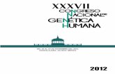 Memorias del Congreso Nacional de Genética  Humana, Guadalajara 2012