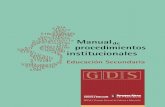 Manual de Procedimientos institucionales - Educación Secundaria.