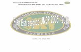 Plan Estrategico UNCP 2005 2015