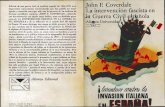 Coverdale John - La intervención fascista en la Guerra Civil Española