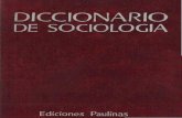 Ediciones Paulinas Diccionario de Sociologia 01
