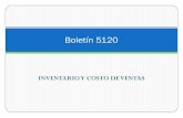 Boletin 5120 Inventario y Costo de Ventas