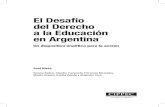 L Educacion, El desafios del derecho a la educación en la Arg, 2007