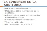 Evidencia en la Auditoria Dic. 2012.ppt