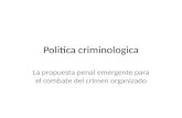 Politica Criminologica
