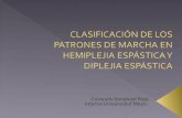 CLASIFICACIÓN DE LOS PATRONES DE MARCHA